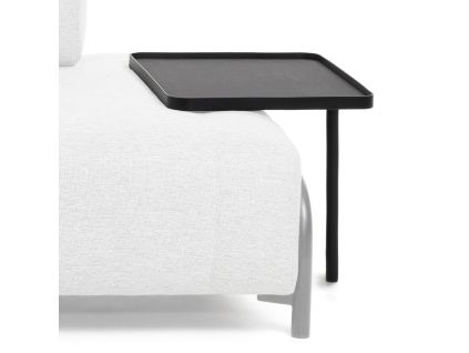 Velký černý kovový odkládací stolek Kave Home Compo 54 x 40 cm -fv-interier-25