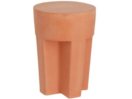 Terakotový zahradní odkládací stolek Kave Home Vilena 33 cm