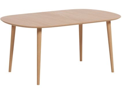 Dubový rozkládací jídelní stůl Kave Home Oqui 160-260 x 100 cm