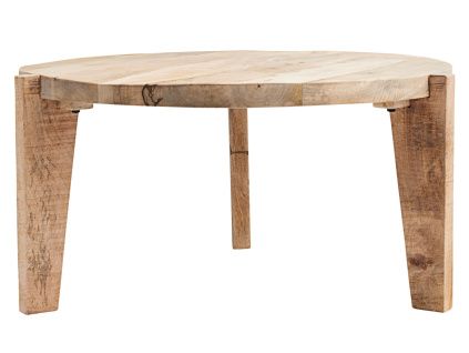 Mangový kulatý konferenční stolek Bali 80 cm