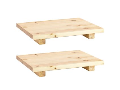 Set dřevěných nočních stolků Dock 34 x 45 cm