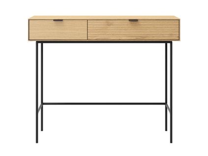 Dubový konzolový stolek Somcasa Tulsa 100 x 35 cm