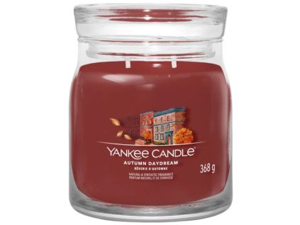 Střední vonná svíčka Yankee Candle Autumn Daydream Signature