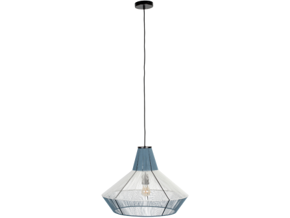 Modré závěsné světlo ZUIVER FAIRY 55 cm
