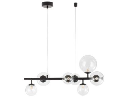 Skleněné závěsné světlo Nova Luce Odillia II. 65 cm