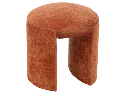 Oranžová čalouněná stolička J-line Tammy 44 cm