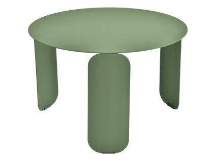 Kaktusově zelený kovový zahradní konferenční stolek Fermob Bebop 60 cm