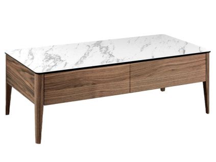 Ořechový konferenční stolek Angel Cerdá No. 2049, 120 x 60 cm