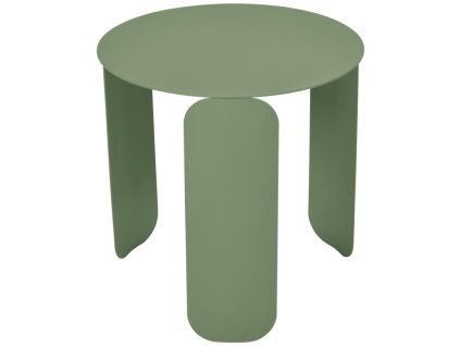 Kaktusově zelený kovový zahradní odkládací stolek Fermob Bebop 45 cm
