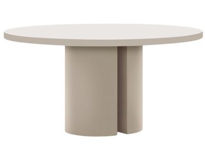 Lakovaný jídelní stůl Kave Home Nealy 150 cm - odstín ecru