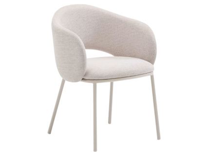 Béžová čalouněná jídelní židle Kave Home Maina II.