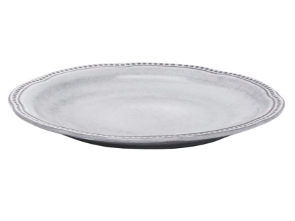 Modrý keramický talíř Kave Home Dovec 27 cm