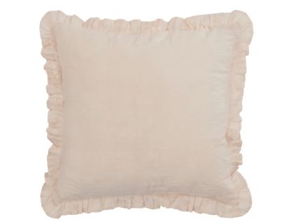 Růžový povlak na polštář Kave Home Nacha 45 x 45 cm