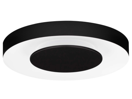 Černobílé kovové stropní LED světlo Nova Luce Pada 40 cm