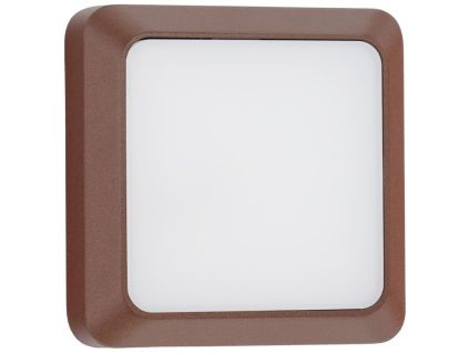 Hnědé kovové venkovní nástěnné LED světlo Nova Luce Appia