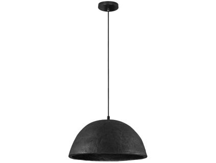 Černé závěsné světlo Nova Luce Talcum 42 cm