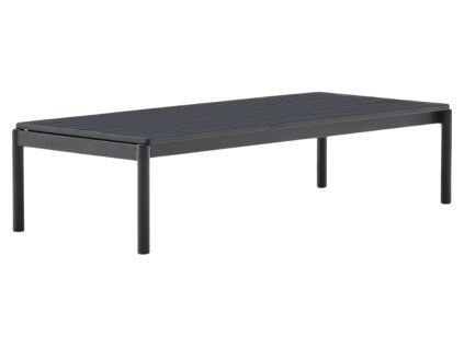 Šedý zahradní konferenční stolek Kave Home Sorells 149 x 63 cm