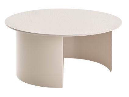 Pískově hnědý lakovaný konferenční stolek Plateau 75 cm