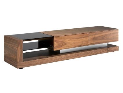 Ořechový TV stolek Angel Cerdá No. 3139, 180 x 56 cm