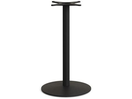 Větší černá kovová podnož k barovému stolu Kave Home Esilda 96 cm