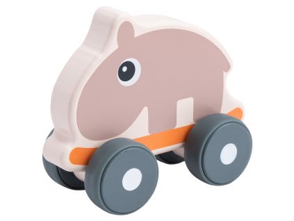 Dřevěná hračka na kolečkách Ozzo