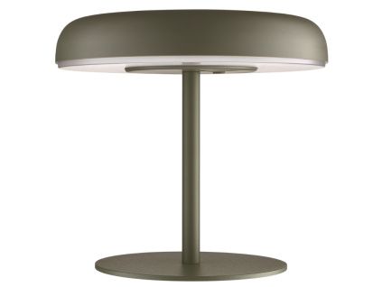 Zelená zahradní stolní LED lampa Elmer Solar