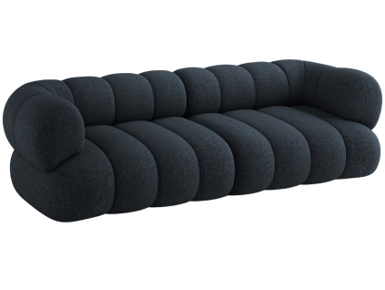 Tmavě modrá čalouněná čtyřmístná pohovka Cosmopolitan Design Koge 240 cm