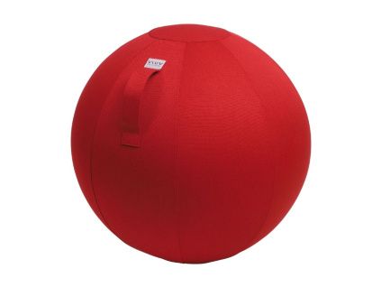 Červený sedací / gymnastický míč VLUV LEIV Ø 65 cm