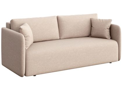 Krémově bílá čalouněná trojmístná rozkládací pohovka Chaum 220 cm