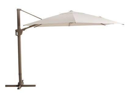 Béžový slunečník Kave Home Noli 300 x 420 cm