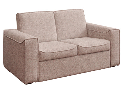 Růžová čalouněná rozkládací pohovka Mesonica Muno 152 cm