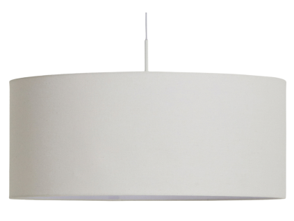 Bílé bavlněné závěsné stínidlo Kave Home Niani Ø60 cm