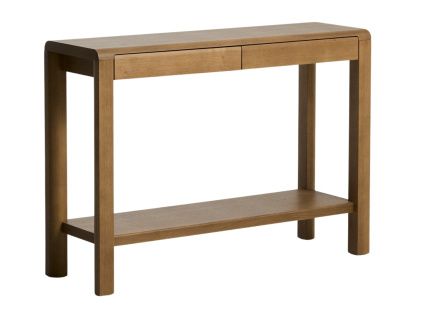 Dubový konzolový stolek Kave Home Arelida 112 x 35 cm
