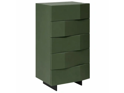 Olivově zelená komoda Marco Barotti Linea Diamond 60 x 45 cm