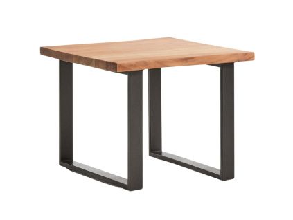 Dřevěný odkládací stolek Kave Home Uxue 65 x 65 cm