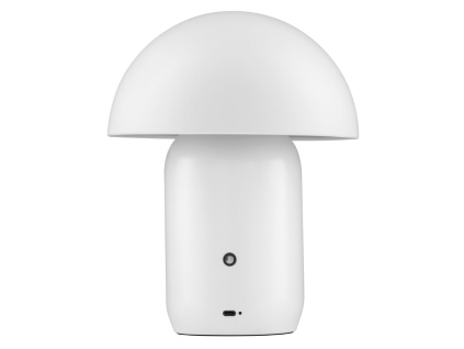 Bílá kovová nabíjecí stolní LED lampa Nova Luce Pois