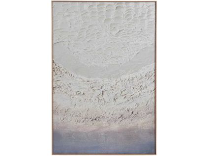 Béžovo-fialový abstraktní obraz Regolith 120 x 80 cm