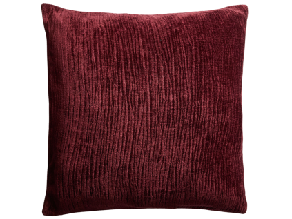 Červený sametový povlak na polštář Kave Home Vori 50 x 50 cm