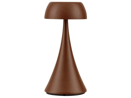 Hnědá kovová nabíjecí stolní LED lampa Nova Luce Ycro