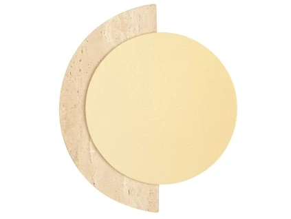 Travertinové nástěnné LED světlo Nova Luce Molli 17 cm