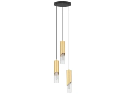 Zlaté závěsné světlo Nova Luce Modesto 25 cm