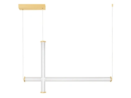 Zlaté závěsné LED světlo Nova Luce Pheme 104 cm
