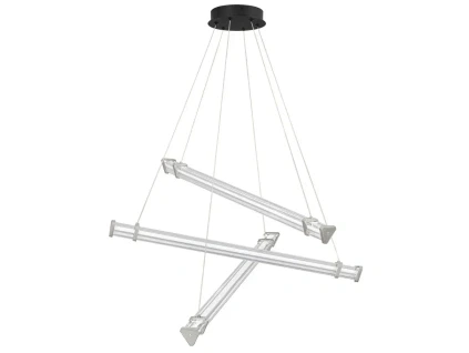 Stříbrné závěsné LED světlo Nova Luce Pheme 88 cm