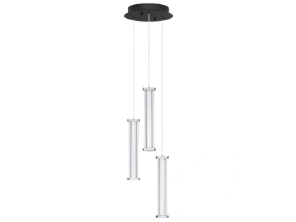Stříbrné závěsné LED světlo Nova Luce Pheme 25 cm