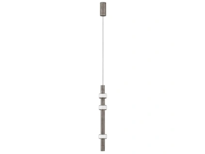 Tmavě šedé kovové závěsné LED světlo Nova Luce Marlow 8 cm