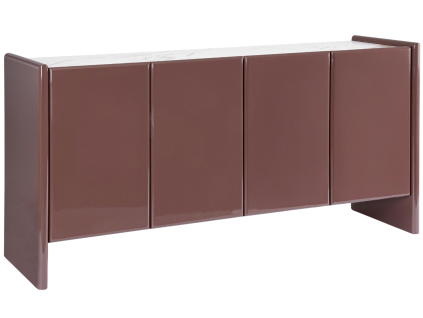 Terakotová komoda Otilia 163 x 45 cm s keramickou deskou
