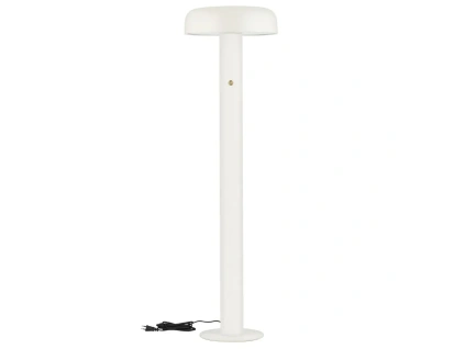 Krémová kovová stojací LED lampa Nova Luce Noelia 142 cm