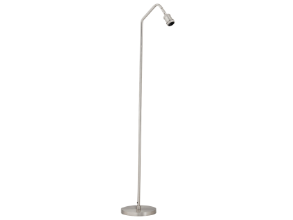 Stříbrná kovová stojací lampa bez stínidla Stand 130 cm