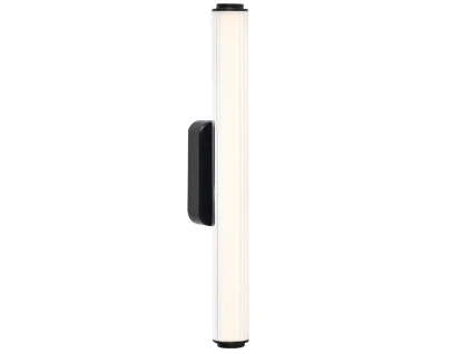 Černé kovové nástěnné LED světlo Virelle 50 cm