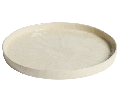 Béžový talíř Kave Home Daner Ø28 cm